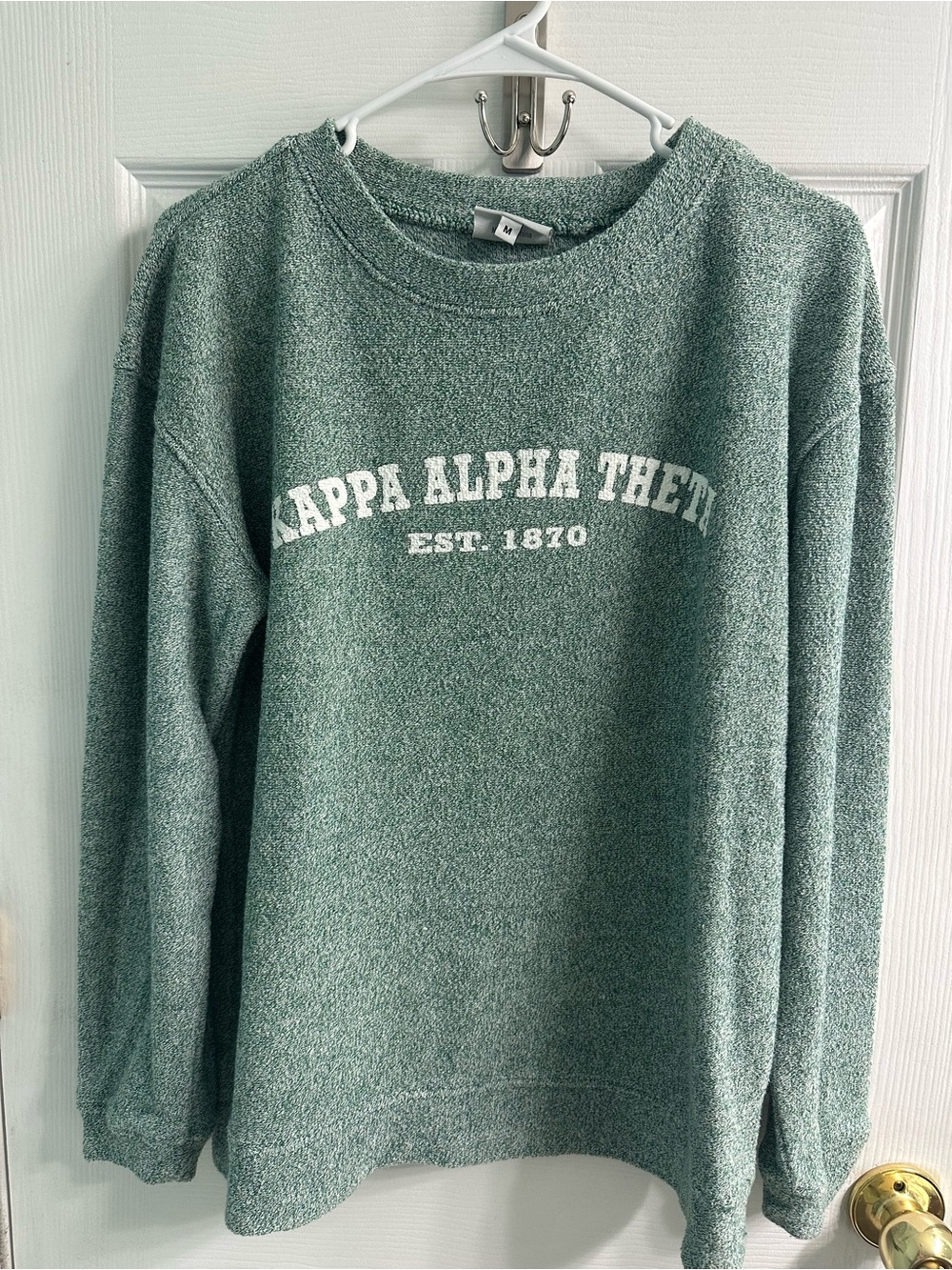 boxercraft Kappa Alpha Theta Seafoam Green Crewneck Sweatshirt